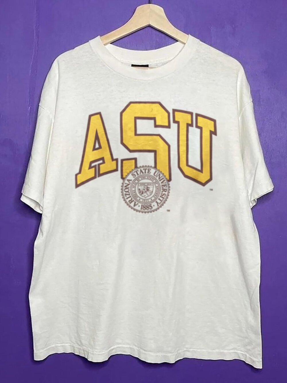 Vintage 90s Arizona State University Crewneck Shirt, NCAA Men Women Shirt Tee